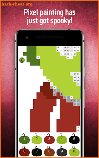 Halloween Pixels Art – Color By Number screenshot