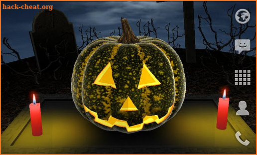 Halloween Pumpkin 3D Live Wallpaper screenshot