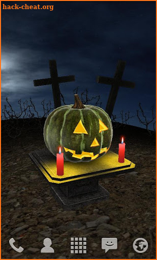 Halloween Pumpkin 3D Live Wallpaper screenshot