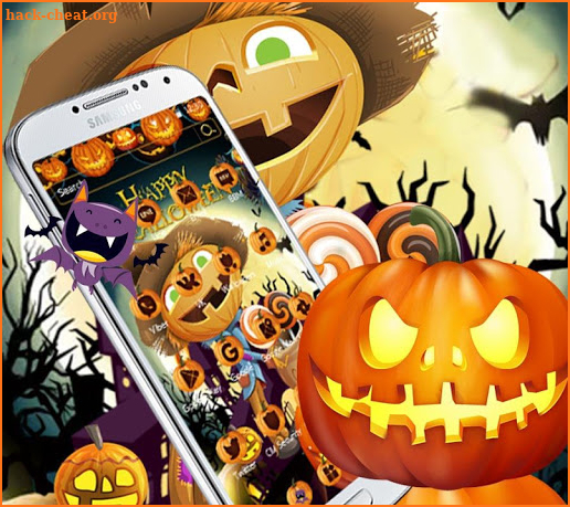 Halloween Pumpkin Castle theme screenshot