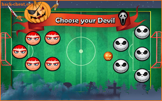 Halloween Pumpkin Football Spooky Finger Soccer 🎃 screenshot
