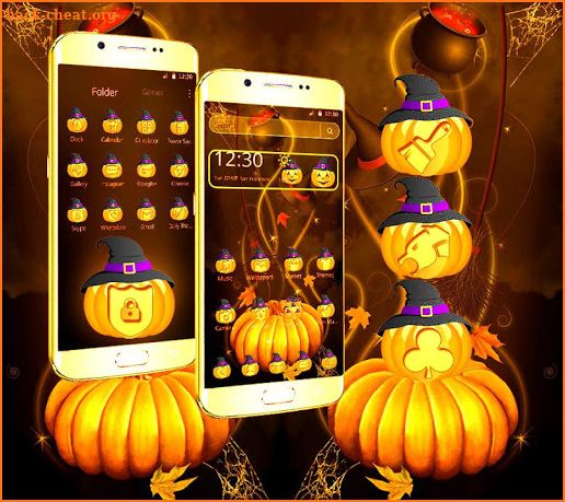 Halloween Pumpkin Theme screenshot