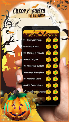 Halloween Ringtones: Scary Sounds And Noises screenshot