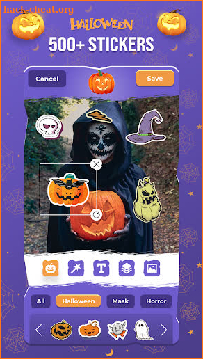 Halloween - Scary photo maker & Horror Stickers screenshot