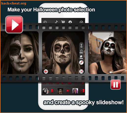 Halloween Slideshow Maker With Music And Effects screenshot