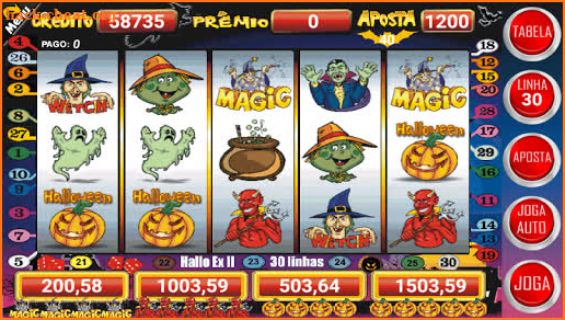 Halloween Slots 30 Linhas screenshot