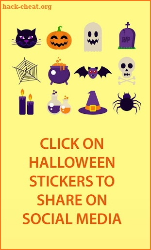 Halloween Stickers and Images screenshot