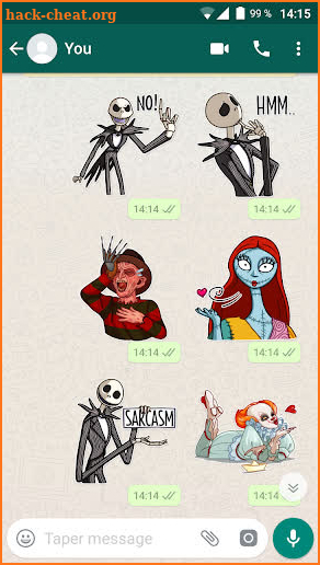 💀 Halloween Stickers for WhatsApp - NBC Stickers screenshot