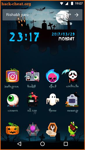 Halloween Theme for Android FREE screenshot