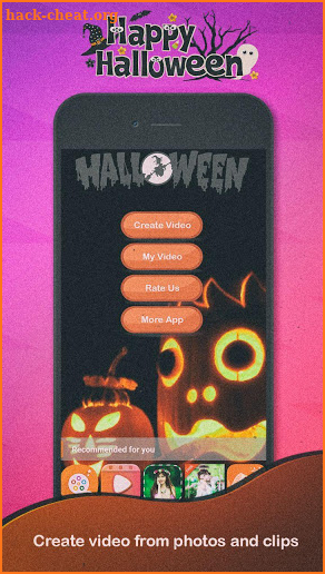 Halloween Video Maker screenshot