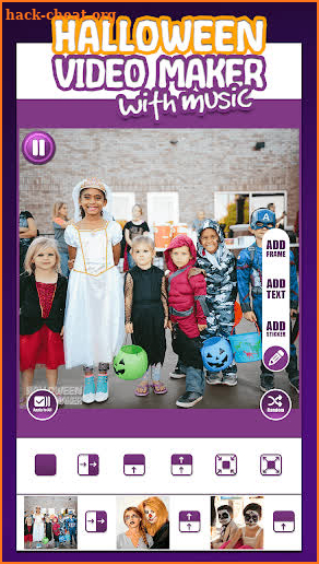 Halloween Video Maker Photo Slideshow With Music screenshot