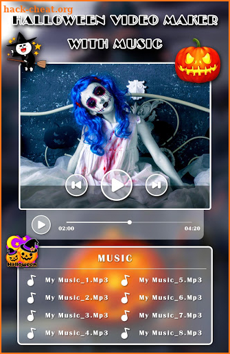 Halloween Video  Maker With Music screenshot