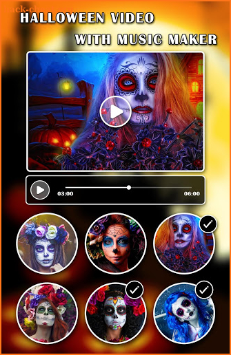Halloween Video  Maker With Music screenshot
