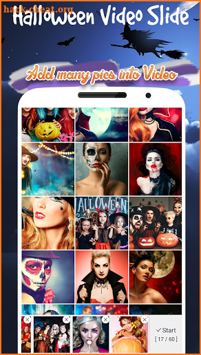 Halloween Video Slide - Video Maker with Music screenshot