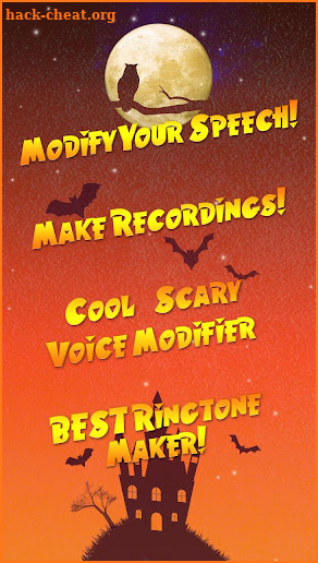 Halloween Voice Changer App screenshot