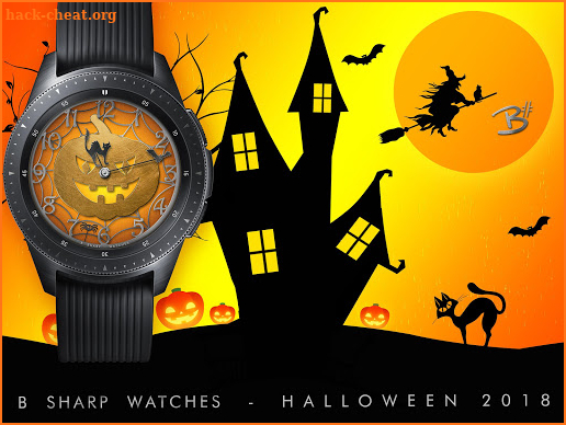 Halloween watch face for smart watches screenshot