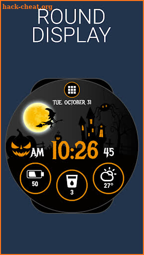 Halloween Watch Face HuskyDEV screenshot