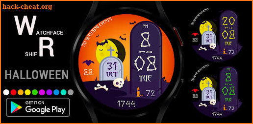 Halloween Watch Face Wear OS screenshot