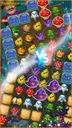 Halloween Witch - Match 3 Puzzle screenshot