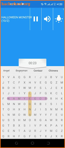 HALLOWEEN WORD SEARCH PUZZLE screenshot