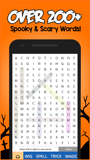 Halloween Word Search Puzzle screenshot