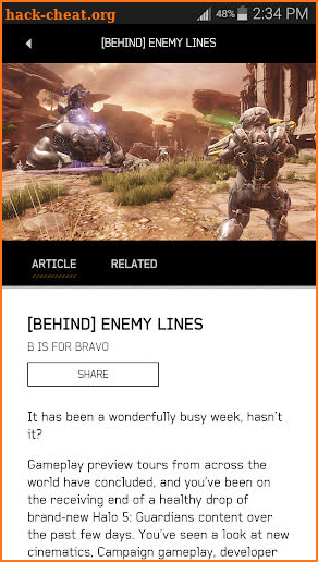 Halo Channel screenshot