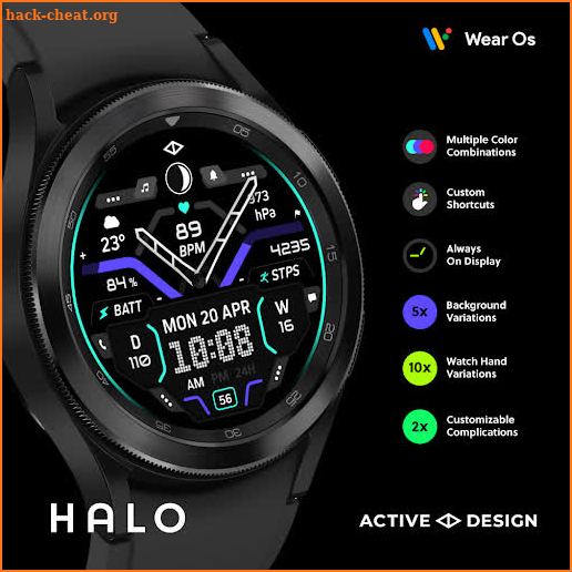 Halo: Hybrid Watch Face screenshot