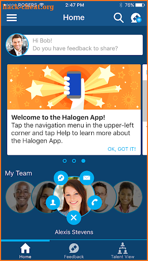 Halogen TalentSpace Mobile screenshot