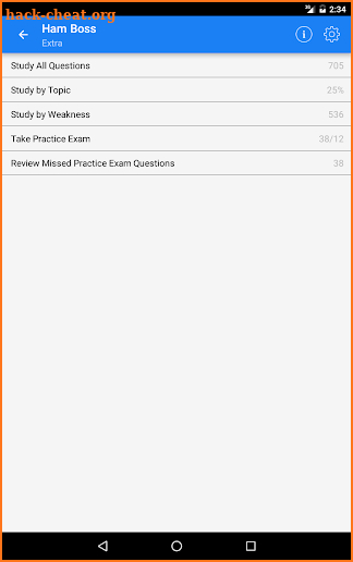 Ham Boss EXTRA (FCC License Study Exam) screenshot