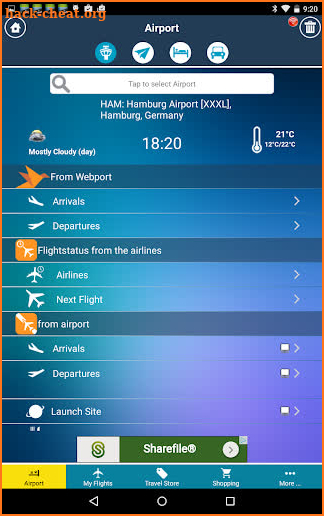 Hamburg Airport Pro -Radar HAM Flight Tracker screenshot