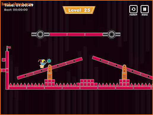 Hammer Climb Stick man Games screenshot