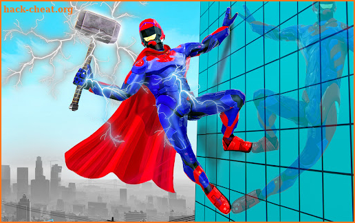 Hammer Hero Robot Superhero Hammer Games screenshot