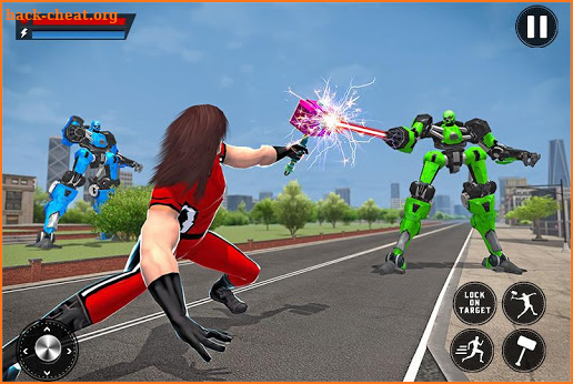 Hammer Robot Hero Super Strike screenshot