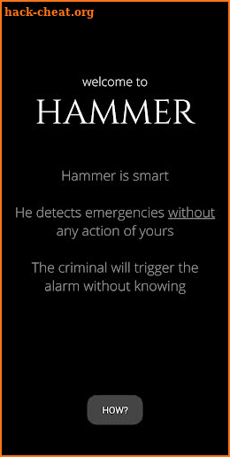 Hammer Security screenshot