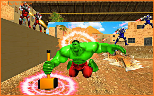 Hammer Superhero War: Incredible Bulk Monster Hero screenshot