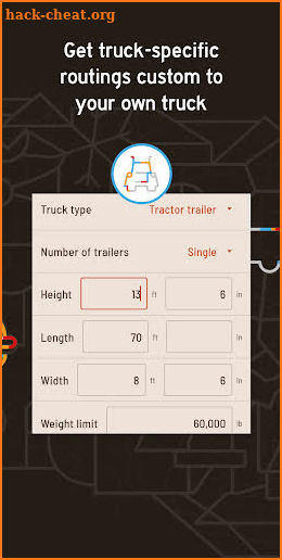 Hammer: Truck GPS Navigation App, Maps, & Routes screenshot