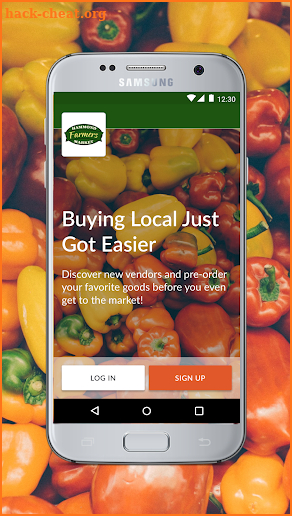 Hammond Farmers Market App screenshot