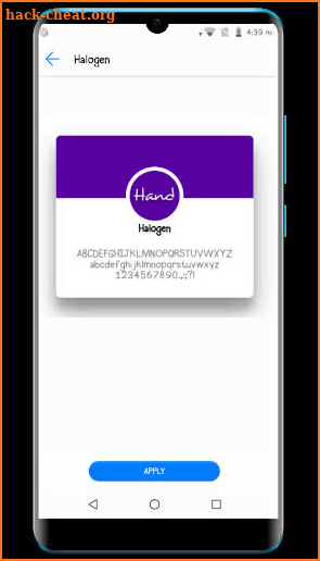 Hand Fonts for Huawei Phones screenshot