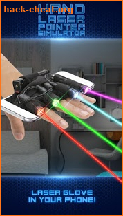 Hand Laser Pointer Simulator screenshot