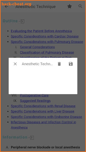 Handbook of Clinical Anesthesia Procedures of MGH screenshot