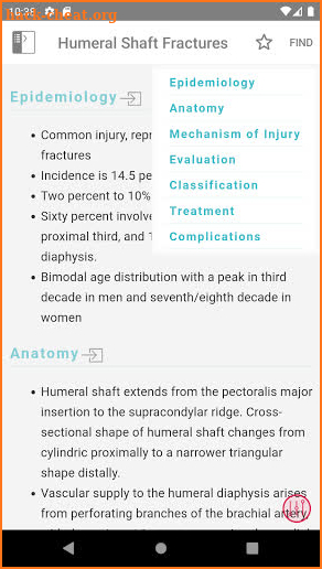 Handbook of Fractures screenshot