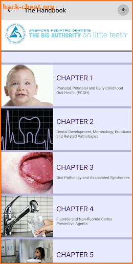 Handbook Pediatric Dentistry screenshot