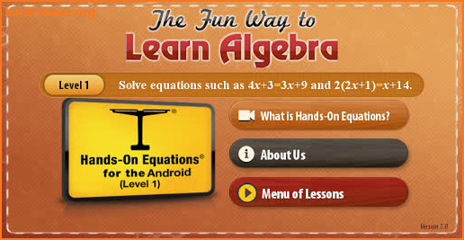 Hands-On Equations 1 screenshot