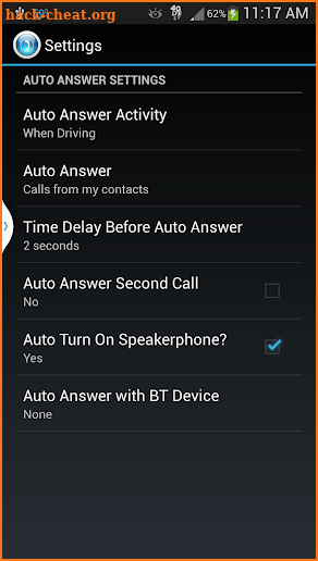 HandsFree Answer Pro License screenshot