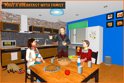 Handsome Virtual dad: Father Simulator Family life screenshot