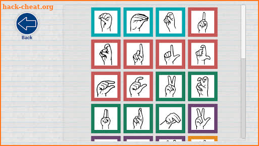 HandsUP! ASL Word Wall screenshot