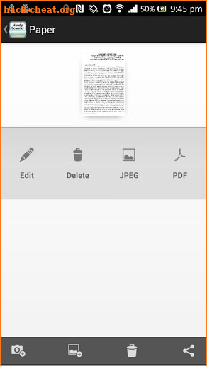 Handy Scanner Pro: PDF Creator screenshot