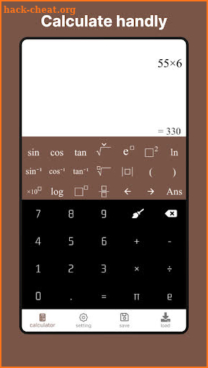 handy scientific calculator screenshot