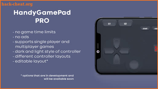 HandyGamePad PRO - mobile gamepad and joystick screenshot