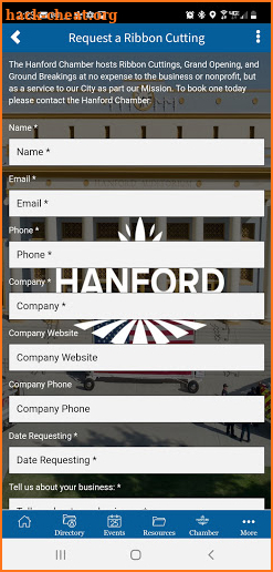 Hanford Chamber screenshot